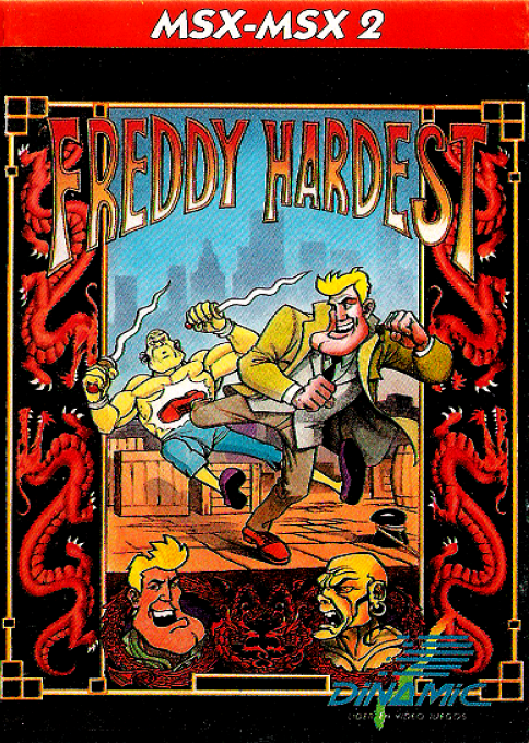 Freddy Hardest en Manhattan Sur box art
