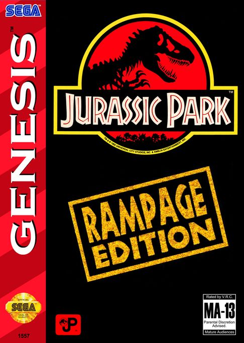 Jurassic Park - Rampage Edition box art