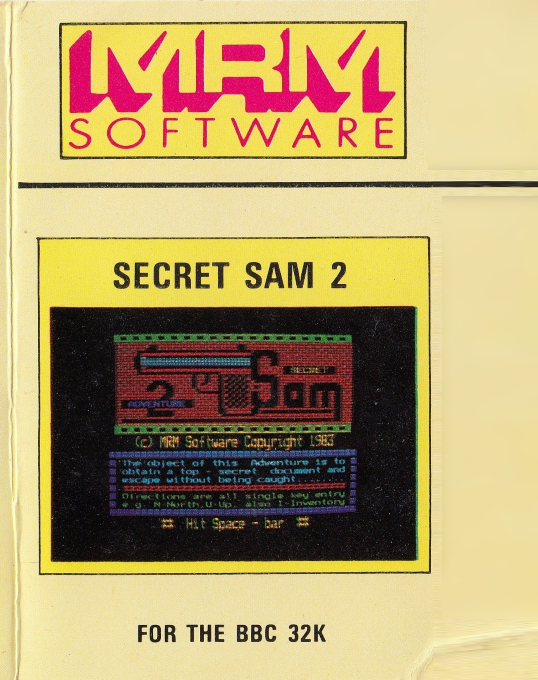 Secret Sam 2 box art