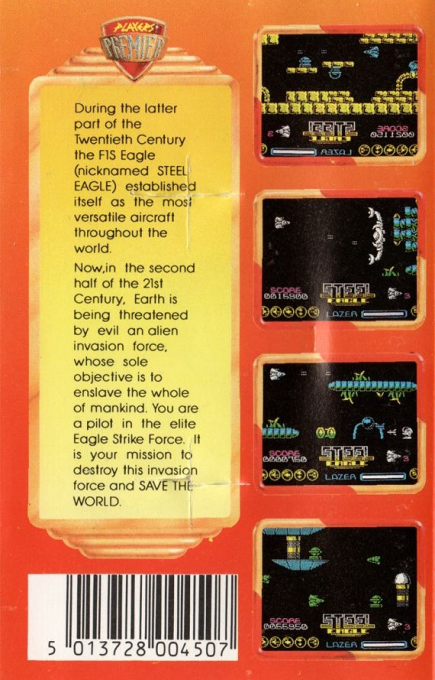 Steel Eagle — box-2D-back (EU)