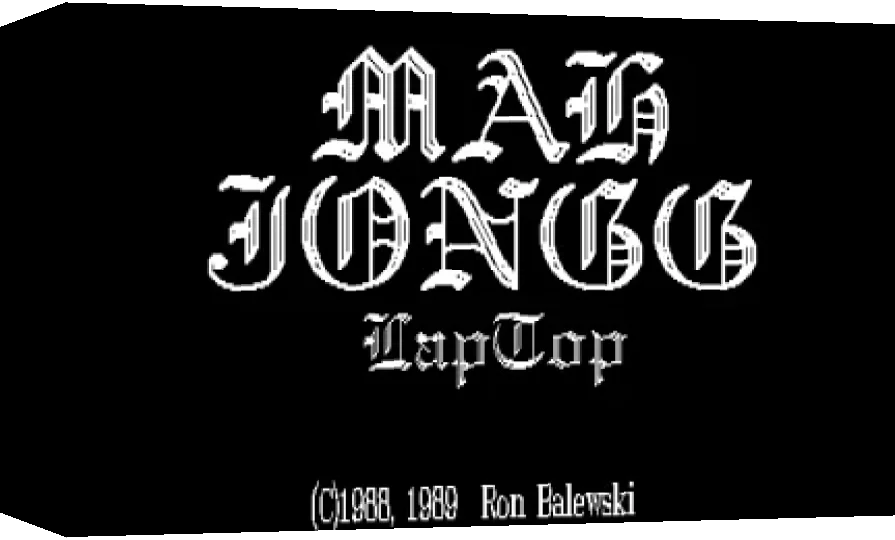 Mah Jongg LapTop — box-3D (WOR)