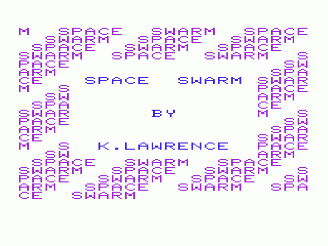 Space Swarm — sstitle (WOR)