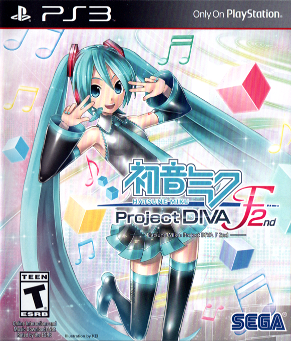 Hatsune Miku - Project Diva F 2nd box art