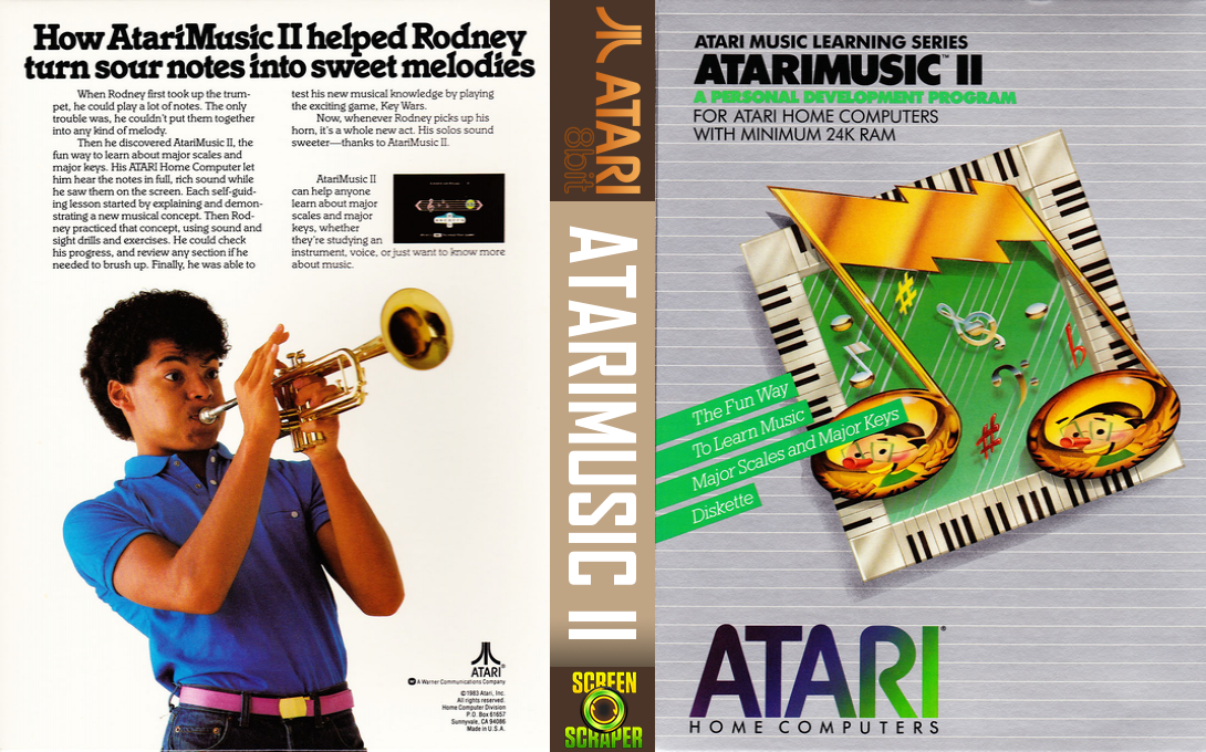 AtariMusic II — box-texture (US)