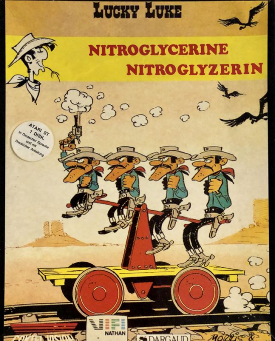 Lucky Luke - Nitroglycérine box art
