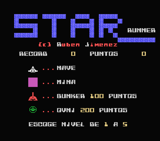Star Runner — sstitle (SP)