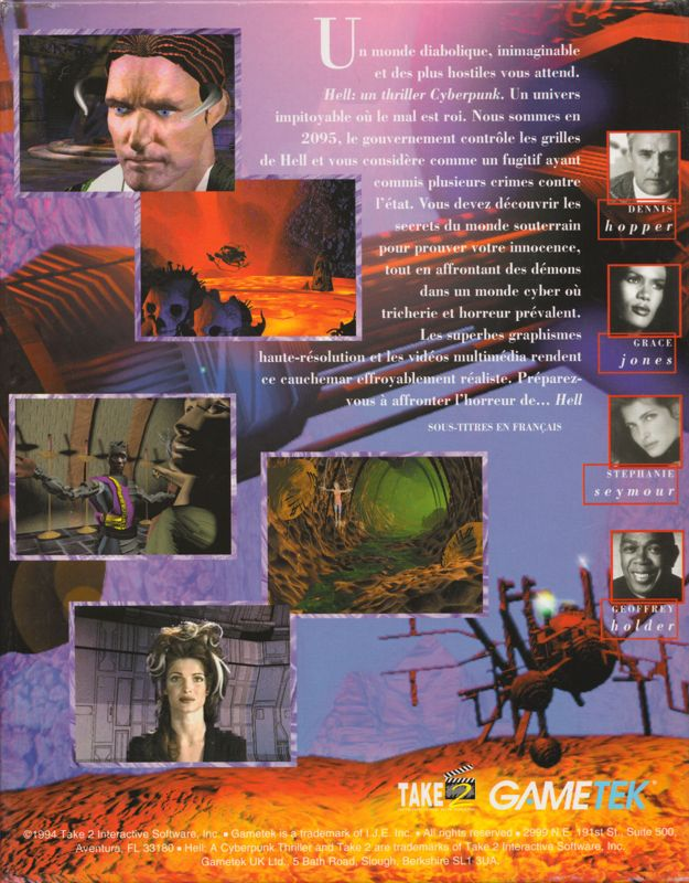 Hell - A Cyberpunk Thriller — box-2D-back (FR)