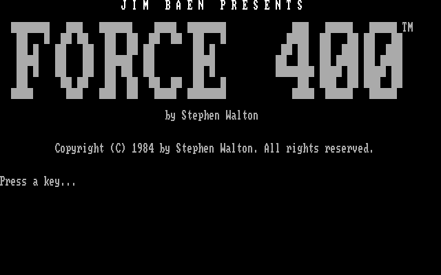 Force 400 — sstitle (WOR)
