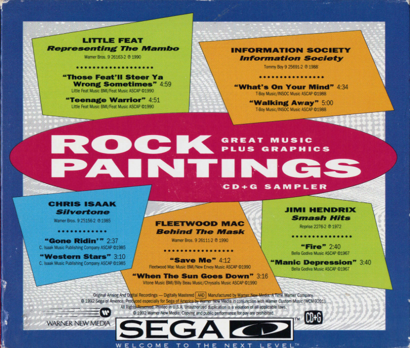 Rock Paintings/hot Hits box art