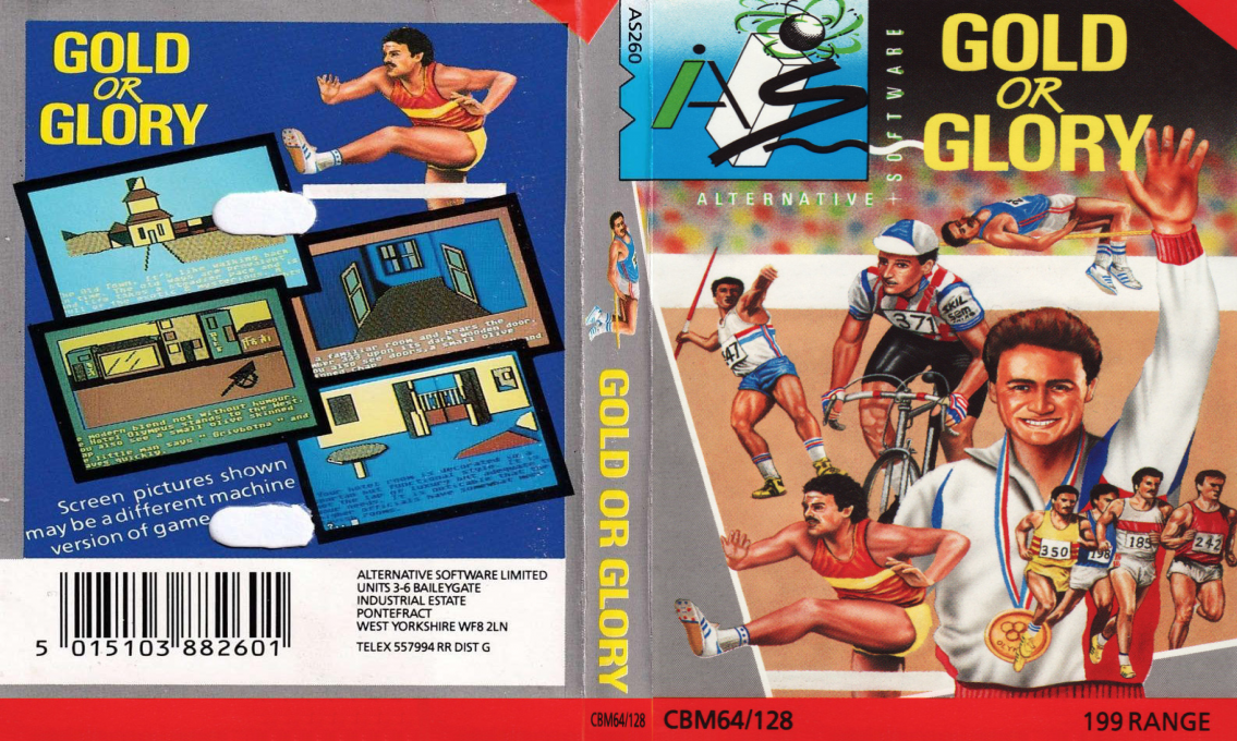For Gold Or Glory — box-texture (EU)