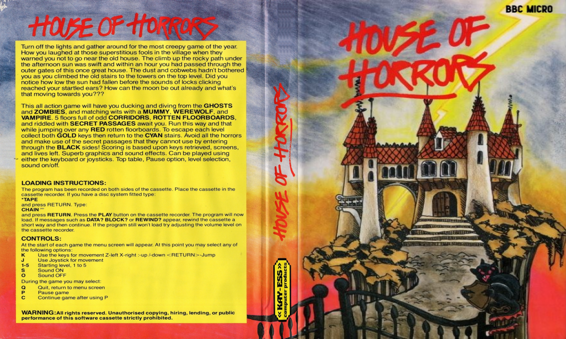 House Of Horrors — box-texture (EU)