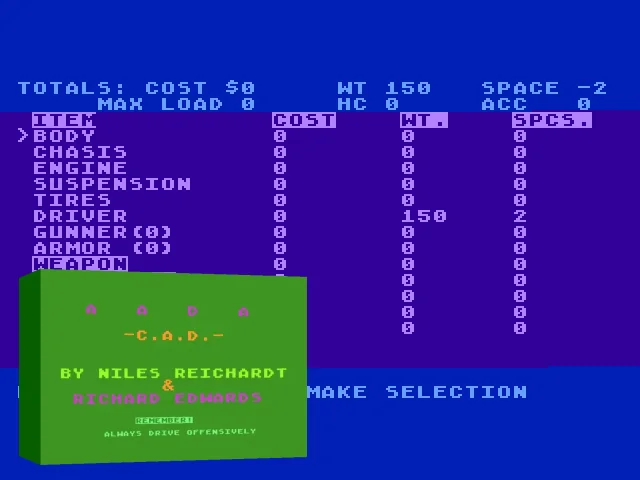 Car Wars — mixrbv2 (WOR)