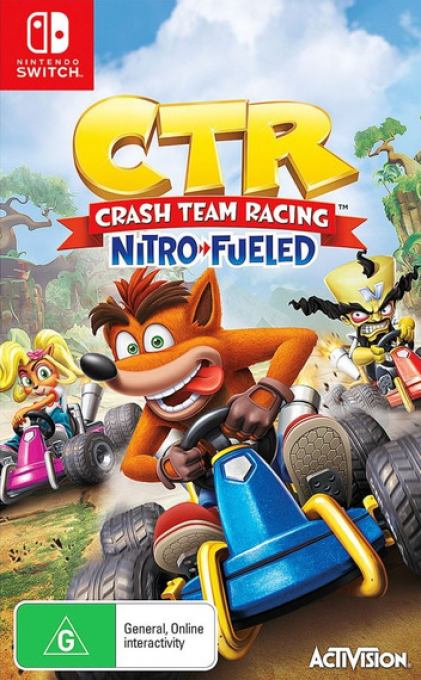 Crash Team Racing Nitro-fueled — box-2D (AU)