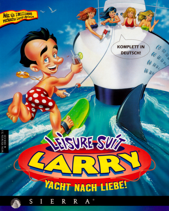 Leisure Suit Larry 7 - Love For Sail — box-2D (DE)