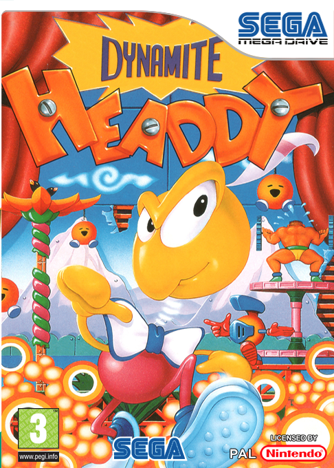 Dynamite Headdy — box-2D (EU)