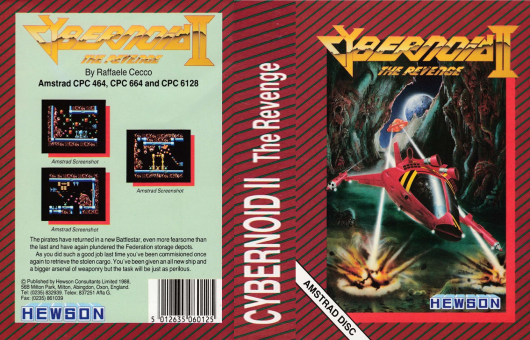Cybernoid 2 - The Revenge — box-texture (EU)