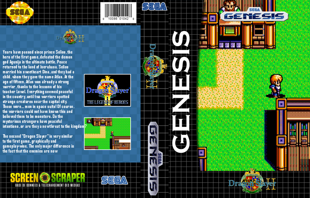 Dragon Slayer - Eiyuu Densetsu 2 — box-texture (SS)