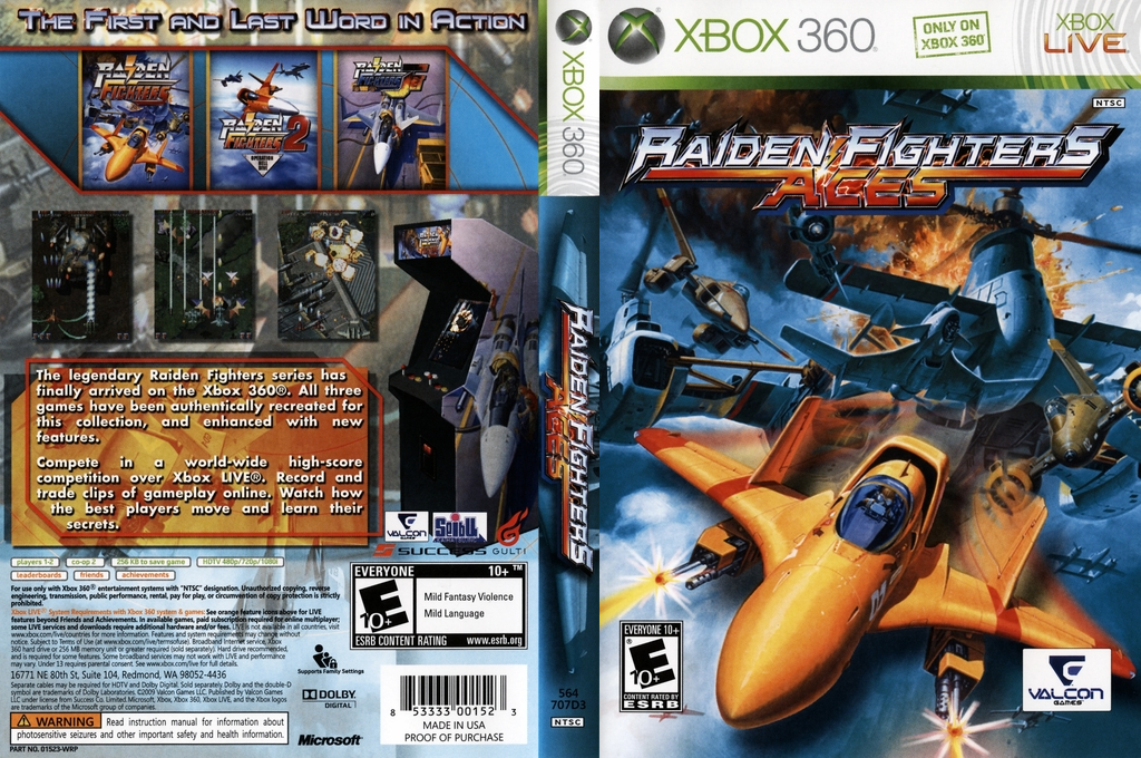 Raiden Fighters Aces — box-texture (US)