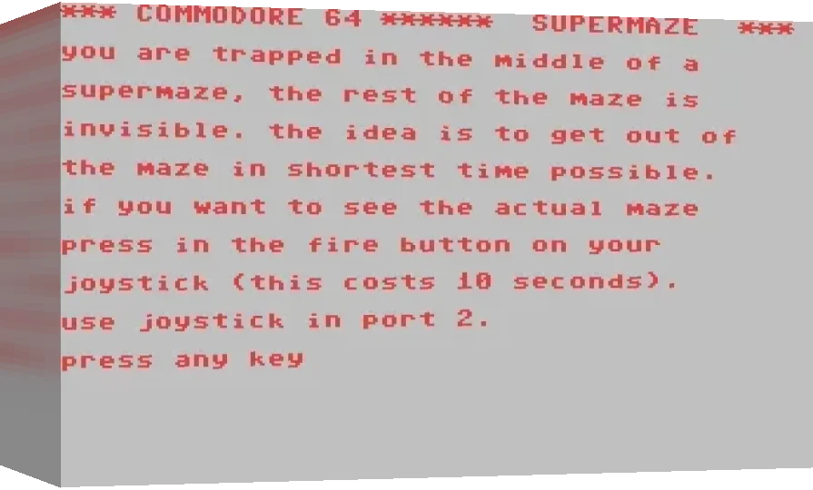 Supermaze — box-3D (WOR)