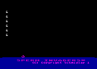 Sperm Invaders — sstitle (WOR)