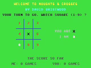 Noughts & Crosses — ss (WOR)