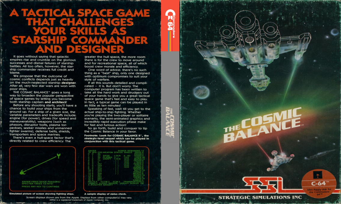 The Cosmic Balance — box-texture (US)