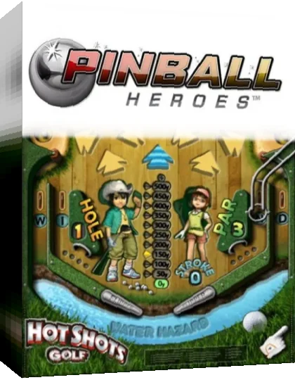 Pinball Heroes - Hot Shots Golf — box-3D (US)