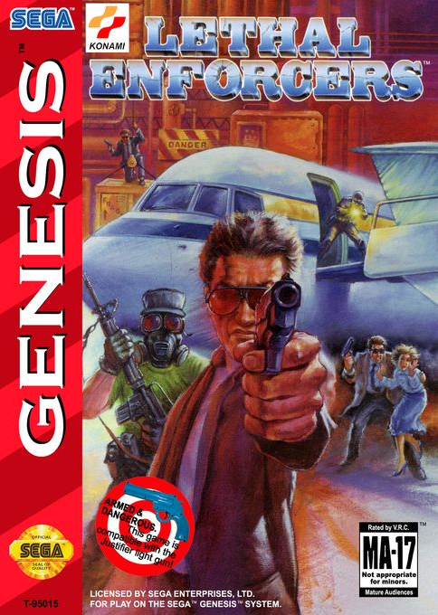 Lethal Enforcers box art
