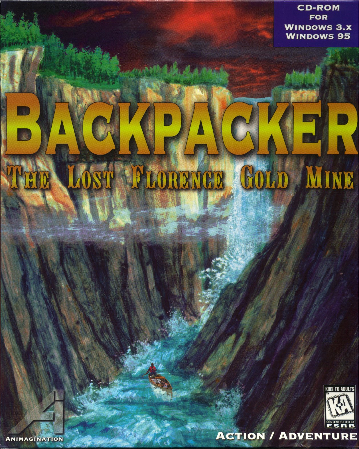 Backpacker: The Lost Florence Gold Mine box art