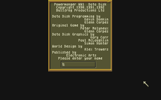 PowerMonger - World War 1 Edition — sstitle (WOR)