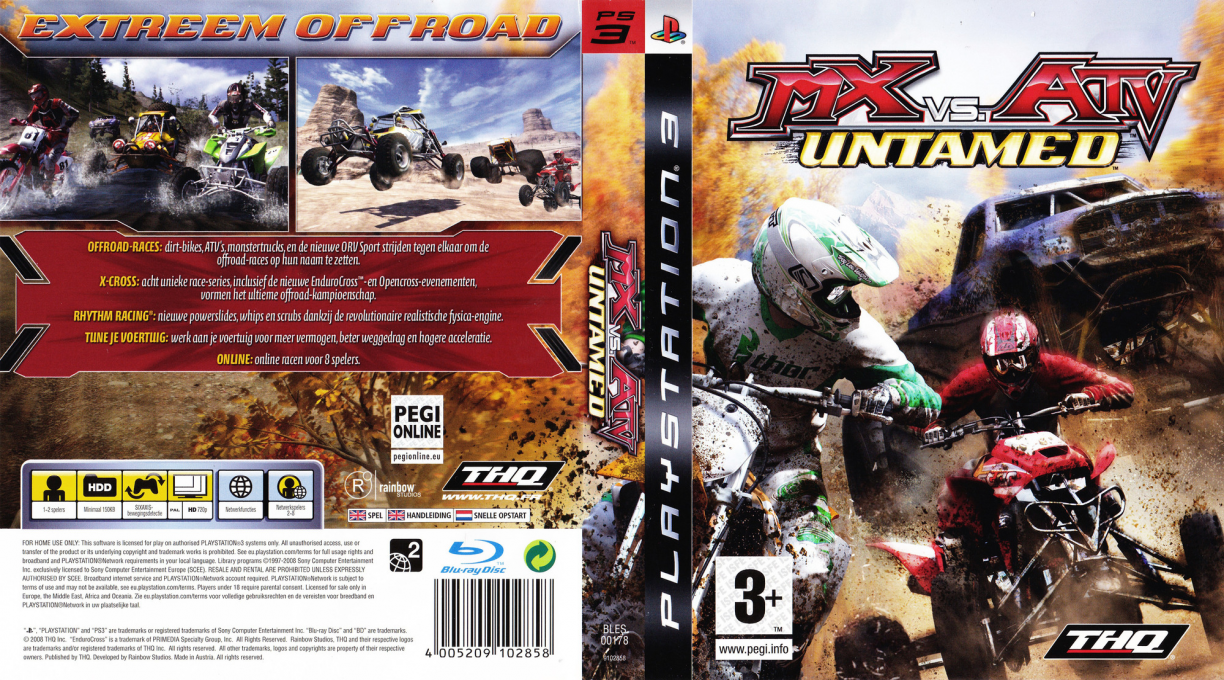MX vs. ATV Untamed — box-texture (EU)