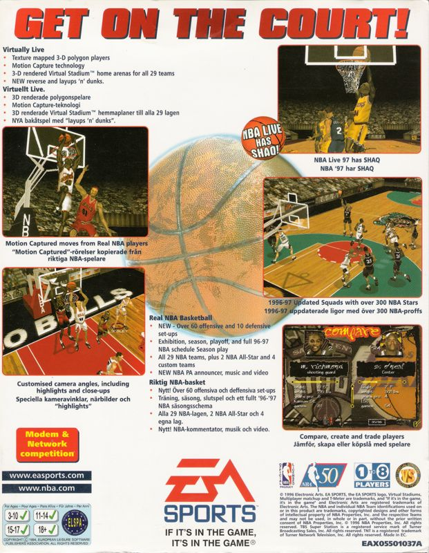 NBA Live 97 — box-2D-back (EU)