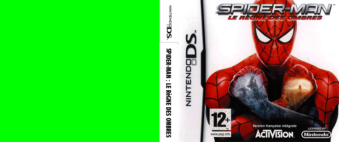 Spider-Man - Web of Shadows — box-texture (FR)