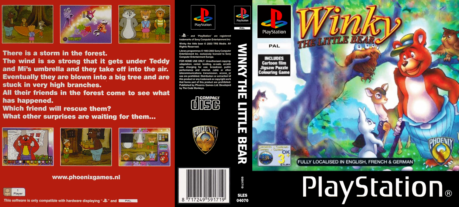 Winky The Little Bear — box-texture (EU)
