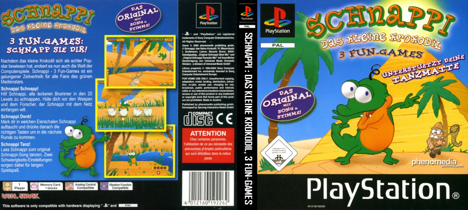 Schnappi - Das Kleine Krokodil - 3 Fun-games — box-texture (DE)