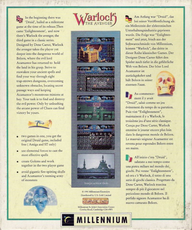 Warlock the Avenger — box-2D-back (WOR)