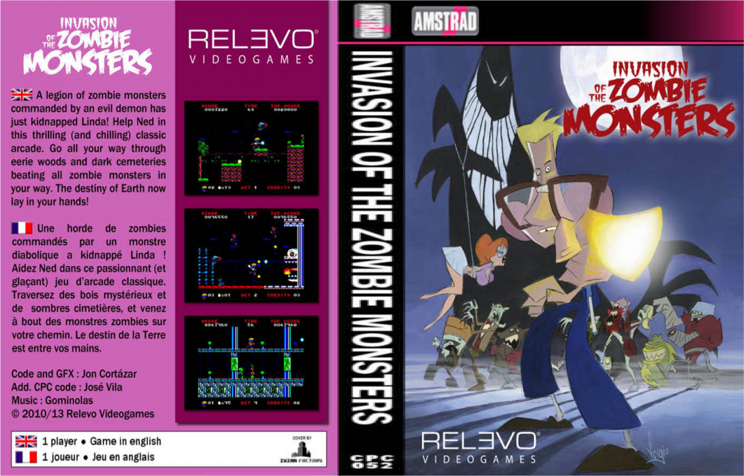 Invasion Of The Zombie Monsters — box-texture (EU)