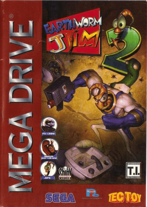 Earthworm Jim 2 — box-2D (BR)