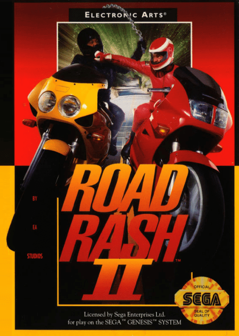 Road Rash 2 box art