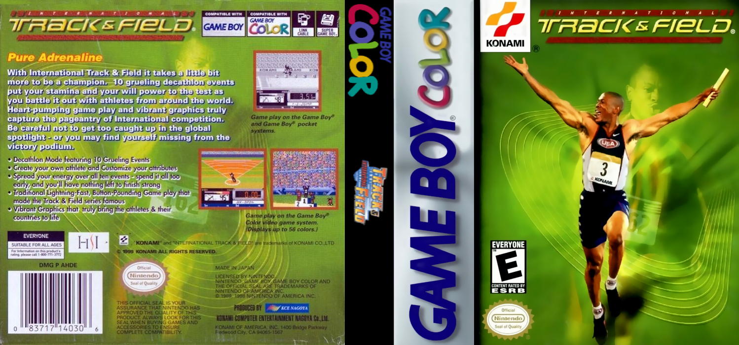 International Track & Field — box-texture (US)