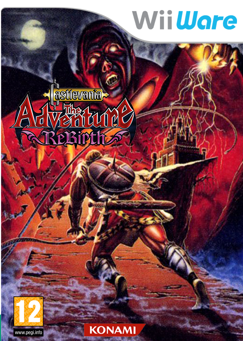 Castlevania - The Adventure Rebirth — box-2D (EU)