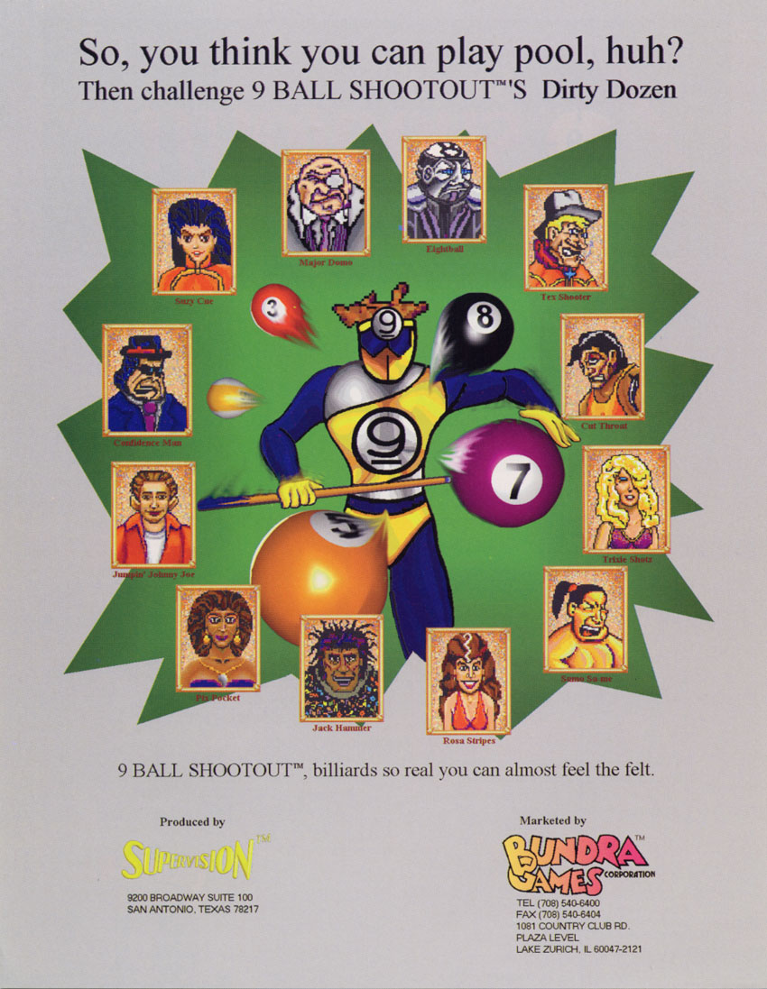9 Ball Shootout box art