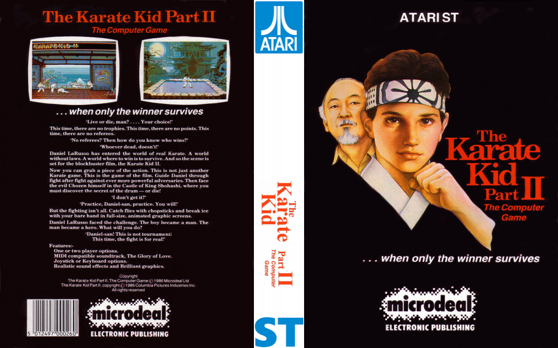 Karate Kid - Part 2, The — box-texture (EU)