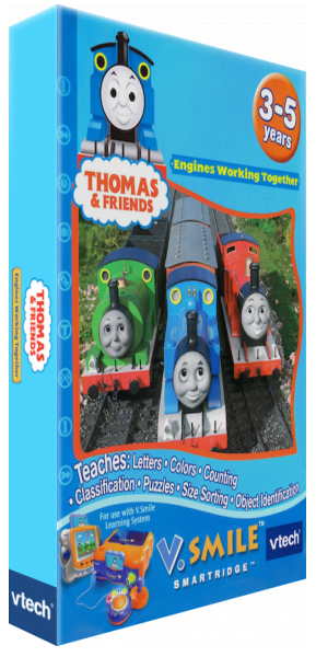 Thomas & Friends - Engines Working Together — box-3D (US)