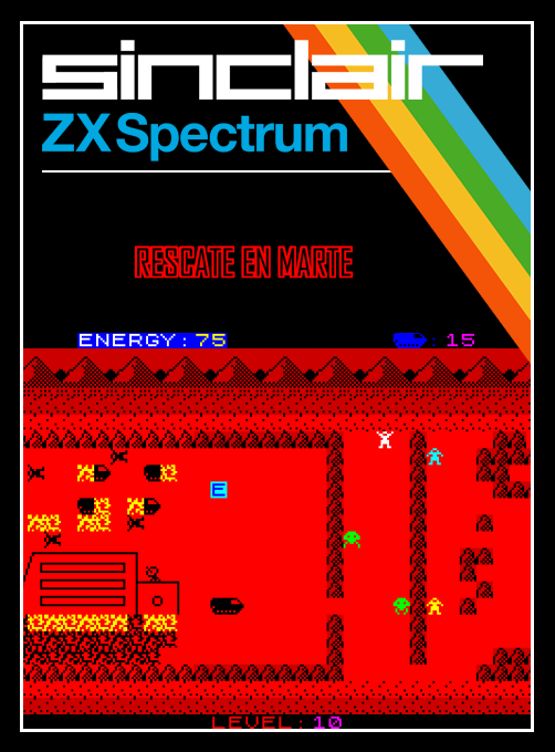 Rescate en Marte box art