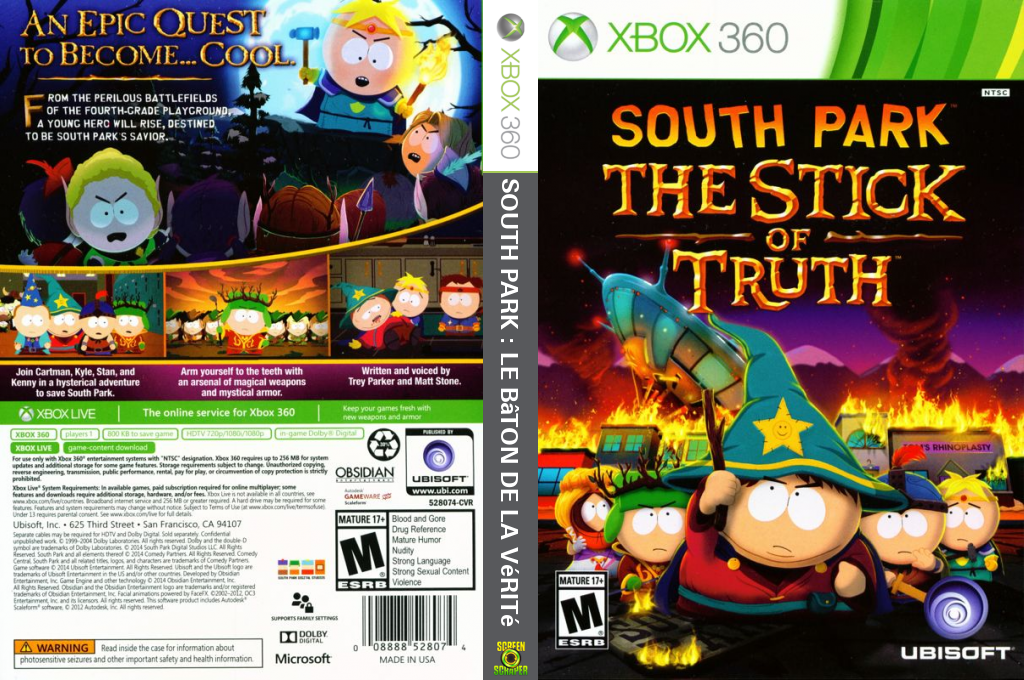 South Park - Der Stab der Wahrheit — box-texture (US)
