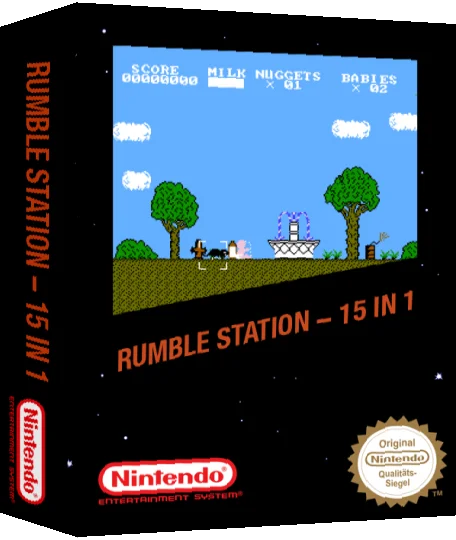 Rumble Station - 15 in 1 — box-3D (SS)