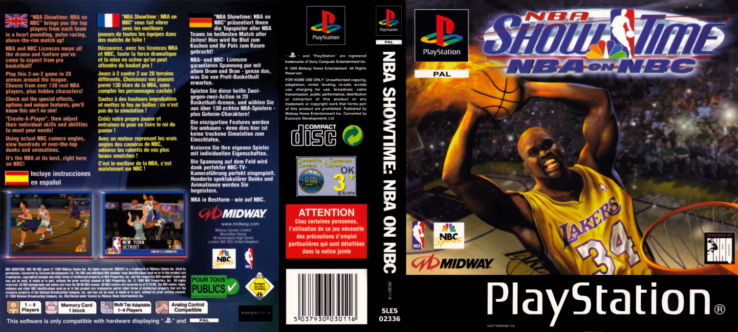 NBA Showtime - NBA on NBC — box-texture (EU)