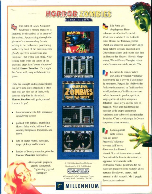 Horror Zombies from the Crypt — box-2D-back (EU)