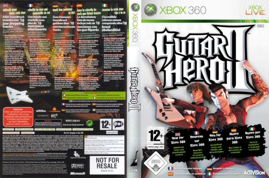 Guitar Hero II — box-texture (EU)
